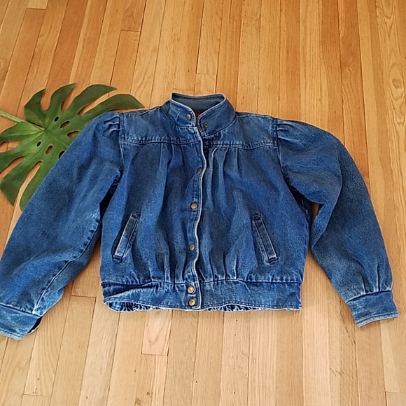 Jackets & Blazers - VINTAGE OUTERBLISS JEAN JACKET SIZE L
